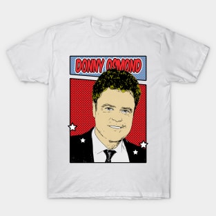 Donny Osmond 80s Pop Art Comic Style T-Shirt